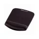 Egérpad csuklótámasszal, habtöltésű, Fellowes® PlushTouch, fekete