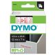 Feliratozógép szalag Dymo Letratag Dymo D1 S0720550/45015 12mmx7m, ORIGINAL, piros/fehér