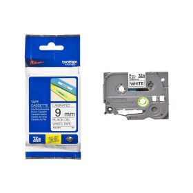   Feliratozógép szalag Brother TZE221 9mmx8m ORIGINAL fekete/fehér