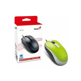 Egér optikai vezetékes DX-120 Genius zöld
