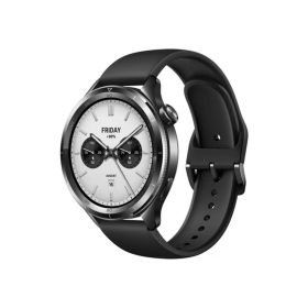   Okosóra XIAOMI Watch S4 (szilikon szíj, aktivitásmérő, pulzusmérő, telefonhívás, GPS, NFC, 5 ATM, vízálló) fekete