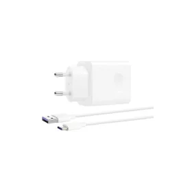   Töltő hálózati HUAWEI USB aljzat (40W, PD gyorstöltő + Type-C kábel) fehér