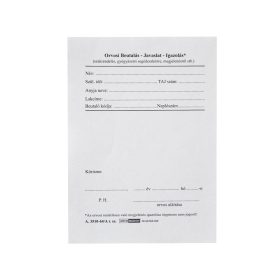 Orvosi beutalás-jav.-ig.  A.3510-64/a