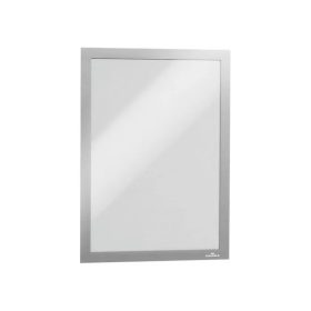   Infókeret A4, mágneses záródás, Durable Duraframe® ezüst