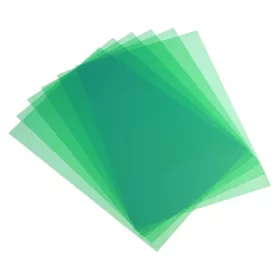   Előlap, A4, 200 micron 100 db/csomag, Bluering® áttetsző zöld