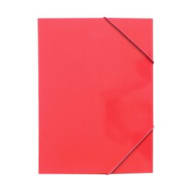   Gumis mappa A4, 300g. karton sarok gumírozással Bluering®, piros