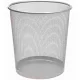 Fémhálós papírkosár 20 liter 29,5x33cm, nagy Bluering® ezüst