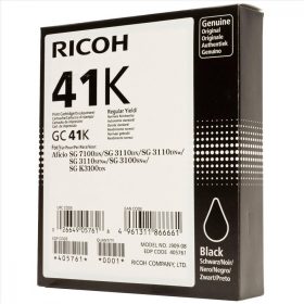 Ricoh GC41 tintapatron black ORIGINAL 2,5K