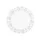 Tortacsipke kerek átmérő: 36 cm 100 db/csomag fehér