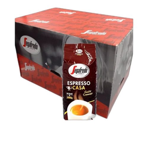 Segafredo Espresso Casa, Kaffeebohnen 8x1 Kg, (Eine Box)
