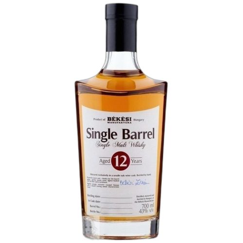 Békési Manufaktúra Single Barrel 12 Éves Whisky 0,7l