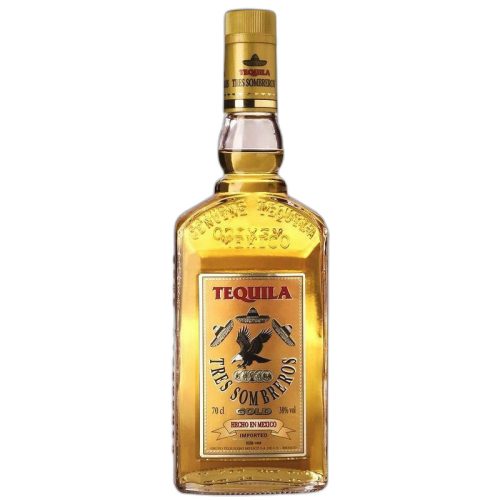 Tres Sombreros Gold Tequila 0,7l